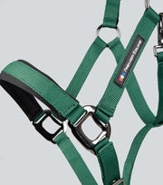 Corda Padded Head Collar with Lead - Green