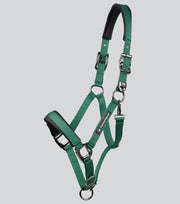 Corda Padded Head Collar with Lead - Green