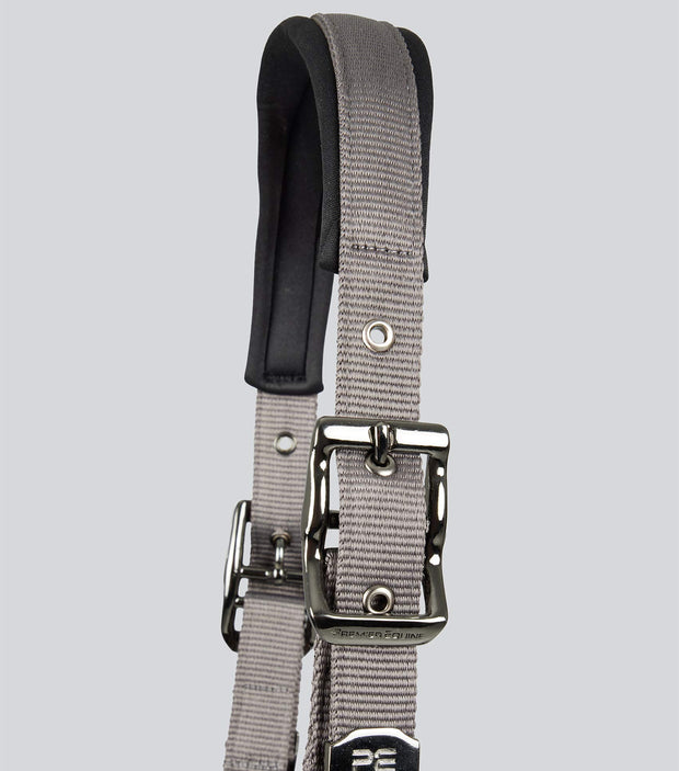 Corda Padded Head Collar with Lead - Grey