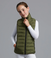 PEI Dante Junior Unisex Gilet - Olive Green