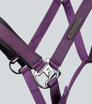 Duco Padded Head Collar with Lead - Purple