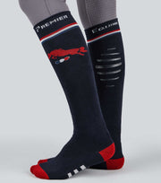 PEI Reply Riding Socks - Navy (1 Pair)