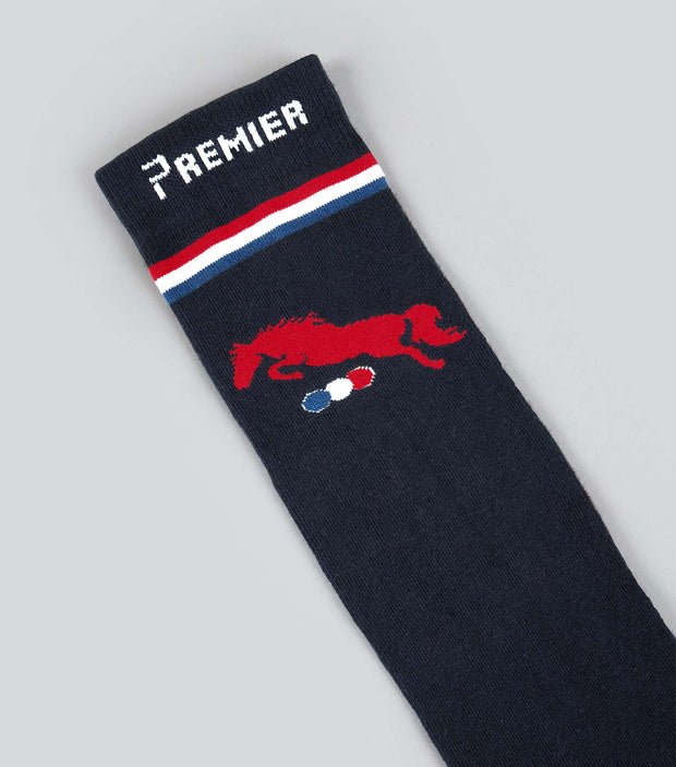 PEI Reply Riding Socks - Navy (1 Pair)