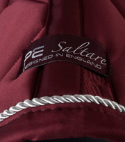 PEI Saltare Luxury Close Contact Saddle Pad - Burgundy