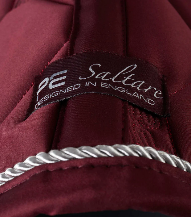 PEI Saltare Luxury Close Contact Saddle Pad - Burgundy