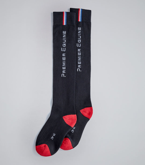 PEI Sports Series Riding Socks - Black (1 Pair)
