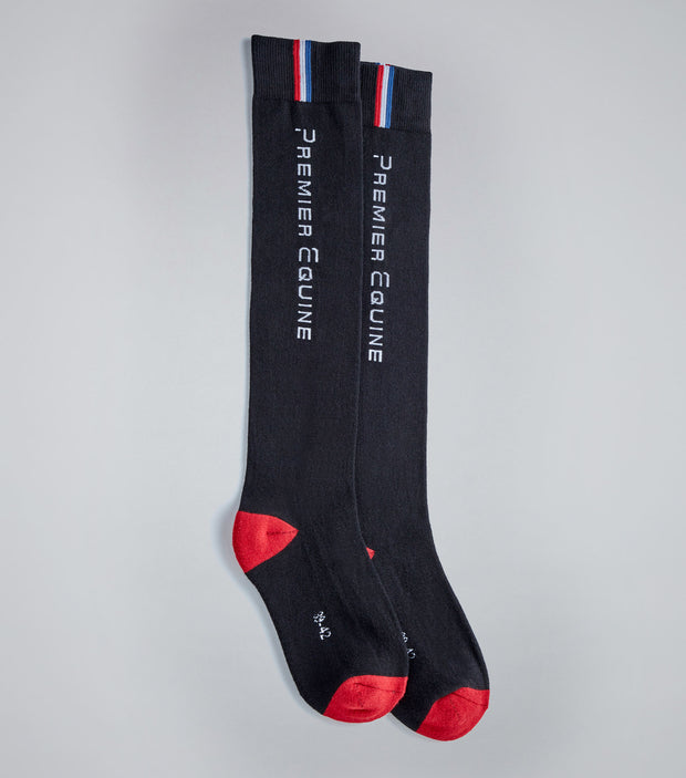 PEI Sports Series Riding Socks - Black (1 Pair)