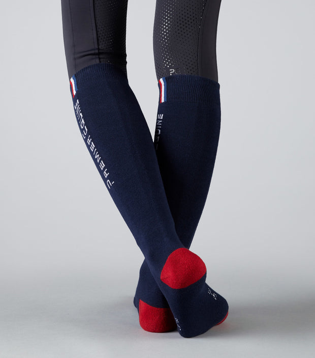 PEI Sports Series Riding Socks - Navy (1 Pair)