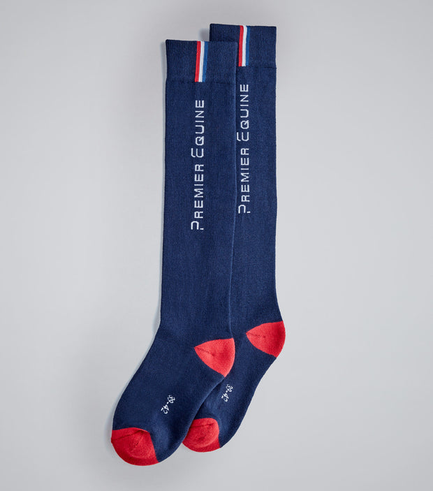 PEI Sports Series Riding Socks - Navy (1 Pair)