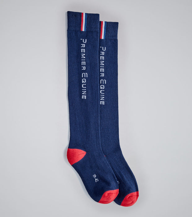 PEI Sports Series Riding Socks - Navy (1 Pair)
