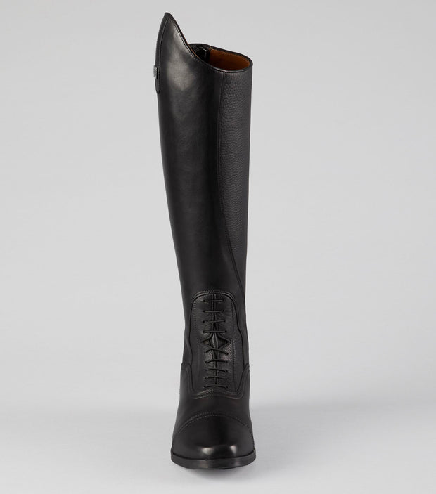 PEI Silentio Mens Tall Leather Field Boot Black