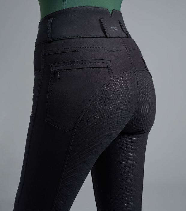 PEI Virtue Ladies Full Seat Gel Breeches - Black