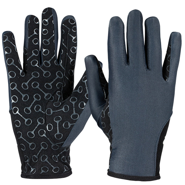 Kids Riding Gloves with Silicon Grip - Navy GLOVES