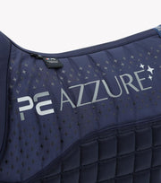 Azzure Anti-Slip Satin Dressage Saddle Pad - Navy SADDLE PADS