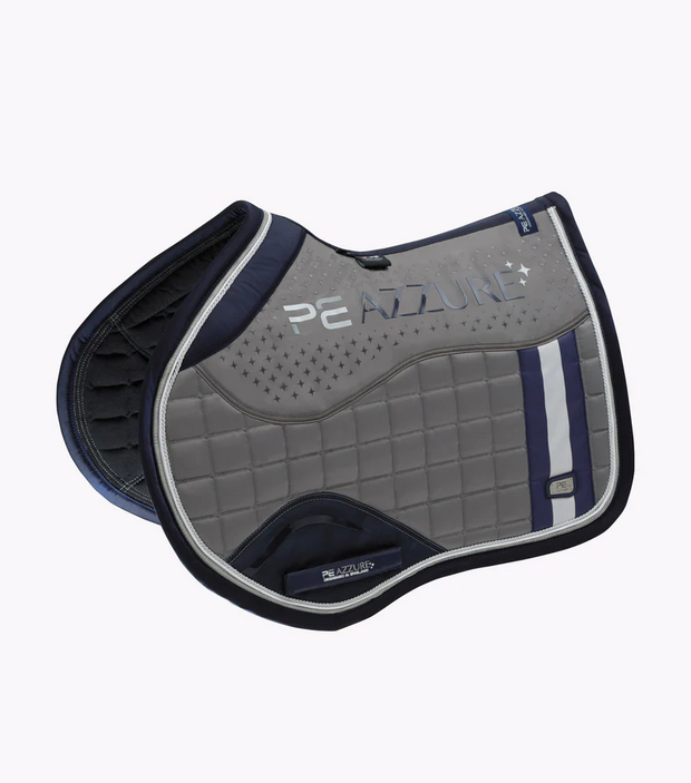 Azzure Anti-Slip Satin GP/Jump Saddle Pad - Grey SADDLE PADS