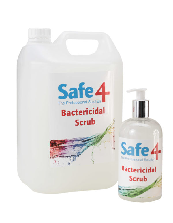 Safe4 Bactericidal Hand Scrub, 500ml Stable & Yard