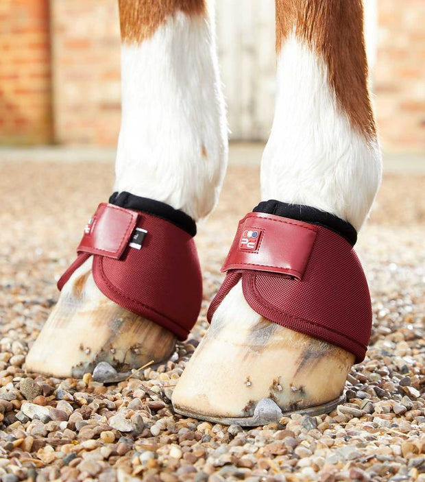 PEI Ballistic No-Turn Overreach Boots - Burgundy LEG PROTECTION
