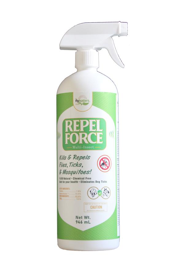 Repel Force by Flybusters for Horses & Dogs (946ml) FLY PREVENTION