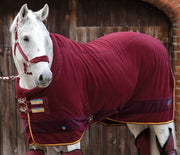 PEI Continental Fleece Blanket in Burgundy Blankets & Sheets