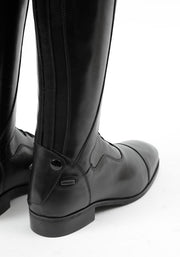 PEI Dellucci Ladies Tall Leather Field Riding Boot - Black Footwear