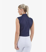 PEI Derina Sleeveless Ladies Riding Shirt - Navy Riding Shirts