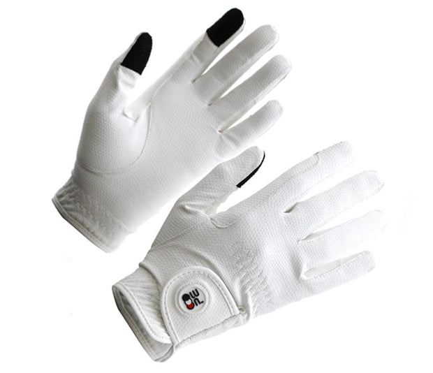 PEI Metaro Riding Gloves - White GLOVES