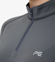 *SALE* PEI Ombretta Technical Riding Layer - Charcoal (UK8) Riding Shirts