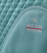 PEI Plain Cotton Saddle Pad - GP / Jump - Turquoise SADDLE PADS