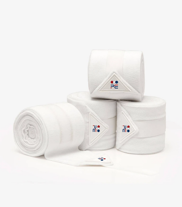 PEI Polo Fleece Bandages - White LEG PROTECTION