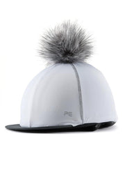 Hat Silk with PomPom - White Show Preparation
