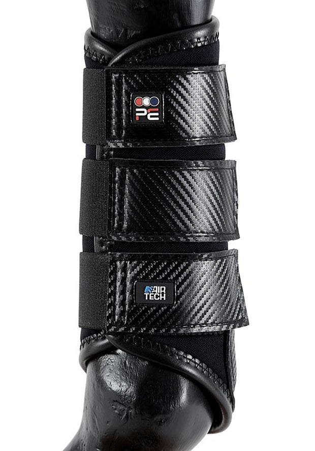 PEI Carbon Air-Tech Brushing Boots: Single Lock LEG PROTECTION